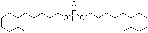 CAS # 21302-09-0, Phosphonic acid didodecyl ester, Didodecyl phosphonate, Dilauryl hydrogen phosphite, Dilauryl phosphite, Dilauryl phosphonate, Duraphos AP 230, JP 212, NSC 41924