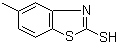 structure of CAS# 21303-50-4, 5-Methyl-2-mercaptobenzothiazole