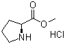 structure of CAS# 2133-40-6, L-脯氨酸甲酯盐酸盐