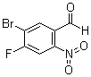structure of CAS# 213382-45-7, 5-溴-4-氟-2-硝基苯甲醛