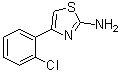 structure of CAS# 21344-90-1, 2-Amino-4-(2-chlorophenyl)thiazole