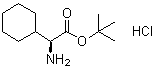 structure of CAS# 213475-52-6, (alphaS)-alpha-Aminocyclohexaneacetic acid 1,1-dimethylethyl ester hydrochloride