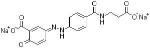 CAS # 213594-60-6, Balsalazide disodium, Disodium (3E)-3-[[4-[(3-oxido-3-oxopropyl)carbamoyl]phenyl]hydrazinylidene]-6-oxocyclohexa-1,4-diene-1-carboxylate
