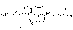 CAS 登录号：2138811-33-1, 2-[(2-氨基乙氧基)甲基]-4-(2-氯苯基)-6-甲基-3,5-吡啶二甲酸 3-乙基 5-甲基酯 2-丁烯二酸盐