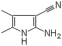 structure of CAS# 21392-51-8, 2-氨基-3-氰基-4,5-二甲基吡咯
