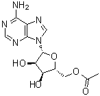 CAS # 2140-25-2, 5'-O-Acetyladenosine, 5'-Acetyladenosine, NSC 91775