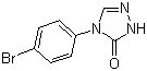 structure of CAS# 214117-50-7, 4-(4-Bromophenyl)-2,4-dihydro-3H-1,2,4-triazol-3-one