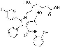 structure of CAS# 214217-86-4, 2-羟基阿托伐他汀