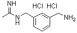 structure of CAS# 214358-33-5, N-[[3-(氨基甲基)苯基]甲基]乙脒二盐酸盐