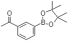 CAS # 214360-49-3, 3-Acetylphenylboronic acid pinacol ester, 2-(3-Acetylphenyl)-4,4,5,5-tetramethyl-1,3,2-dioxaborolane