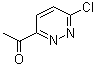 3-Acetyl-6-chloropyridazine molecular structure (CAS 214701-31-2)