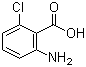 2-Amino-6-chlorobenzoic acid molecular structure (CAS 2148-56-3)