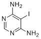 structure of CAS# 214907-09-2, 5-Iodopyrimidine-4,6-diamine
