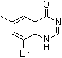 structure of CAS# 215115-09-6, 8-溴-6-甲基-4(1H)-喹唑啉酮