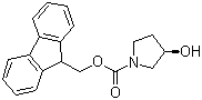structure of CAS# 215178-39-5, (R)-1-FMOC-3-吡咯烷醇