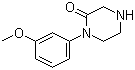 CAS # 215649-80-2, 1-(3-Methoxyphenyl)piperazin-2-one