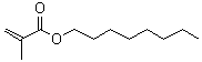 Octyl methacrylate molecular structure (CAS 2157-01-9)