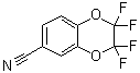 6-Cyano-2,2,3,3-tetrafluoro-1,4-benzodioxane molecular structure (CAS 215732-94-8)
