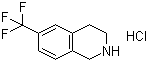 structure of CAS# 215798-14-4, 6-三氟甲基-1,2,3,4-四氢异喹啉盐酸盐