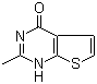 structure of CAS# 21582-51-4, 2-Methyl-3H-thieno[2,3-d]pyrimidin-4-one