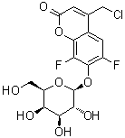CAS # 215868-46-5, 4-(Chloromethyl)-6,8-difluoro-7-(beta-D-galactopyranosyloxy)-2H-1-benzopyran-2-one