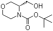 structure of CAS# 215917-99-0, (3R)-3-(羟甲基)吗啉-4-羧酸叔丁酯