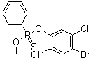 structure of CAS# 21609-90-5, 溴苯磷