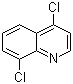 structure of CAS# 21617-12-9, 4,8-Dichloroquinoline