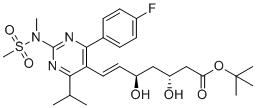 Rosuvastatin (3R,5R)-Isomer t-Butyl Ester molecular structure (CAS 2162136-65-2)