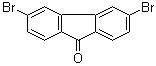 structure of CAS# 216312-73-1, 3,6-二溴-9-芴酮
