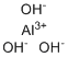 Aluminium hydroxide molecular structure (CAS 21645-51-2)
