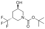 CAS 登录号：2165480-63-5, 叔-丁基(3R,5R)-3-羟基-5-(三氟甲基)哌啶-1-羧酸酯