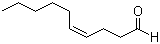 structure of CAS# 21662-09-9, (Z)-4-Decenal