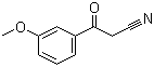 CAS # 21667-60-7, 3-Methoxybenzoylacetonitrile, 3-(3-Methoxyphenyl)-3-oxopropanenitrile
