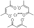 structure of CAS# 21679-31-2, Chromium(III) acetylacetonate