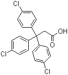 CAS # 2168-06-1, 3,3,3-Tris(4-chlorophenyl)propionic acid
