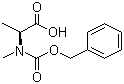 structure of CAS# 21691-41-8, BOC-N-Methyl-L-alanine