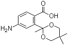 CAS # 217197-05-2, 4-Amino-2-[2,5,5-trimethyl-[1,3]dioxan-2-yl]benzoic acid
