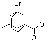 structure of CAS# 21816-08-0, 3-溴-1-金刚烷甲酸