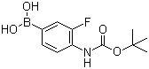 CAS # 218301-87-2, 4-N-Boc-amino-3-fluorophenylboronic acid