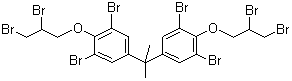 CAS # 21850-44-2, Tetrabromobisphenol A bis(dibromopropyl ether), 1,1'-(Isopropylidene)bis[3,5-dibromo-4-(2,3-dibromopropoxy)benzene]