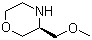 structure of CAS# 218595-25-6, (S)-3-(Methoxymethyl)morpholine