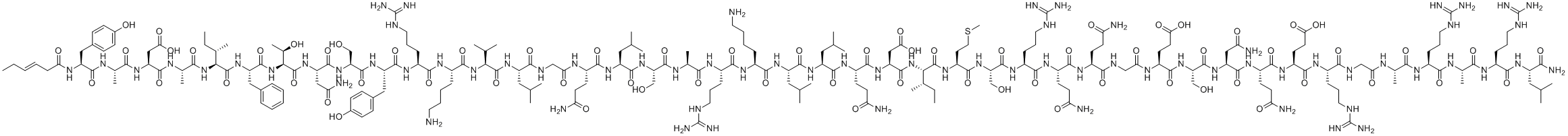 CAS # 218949-48-5 (804475-66-9), Tesamorelin, N-[(3E)-1-Oxo-3-hexen-1-yl]-somatoliberin (human pancreatic islet), TH 9507