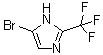 structure of CAS# 219534-98-2, 5-溴-2-(三氟甲基)-1H-咪唑