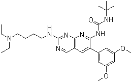 structure of CAS# 219580-11-7, PD 173074