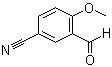 CAS # 21962-53-8, 2-Methoxy-5-cyanobenzaldehyde, 3-Formyl-4-methoxybenzonitrile
