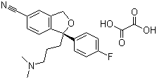 CAS # 219861-53-7, (R)-Citalopram oxalate