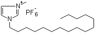 1-十六烷基-3-甲基咪唑鎓六氟磷酸盐分子结构 (CAS 219947-95-2)