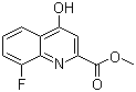 Methyl 8-fluoro-4-hydroxyquinoline-2-carboxylate molecular structure (CAS 219949-89-0)