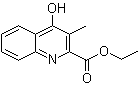 structure of CAS# 219949-95-8, 4-Hydroxy-3-methylquinoline-2-carboxylic acid ethyl ester